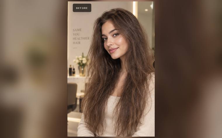 Keratin Treatment before