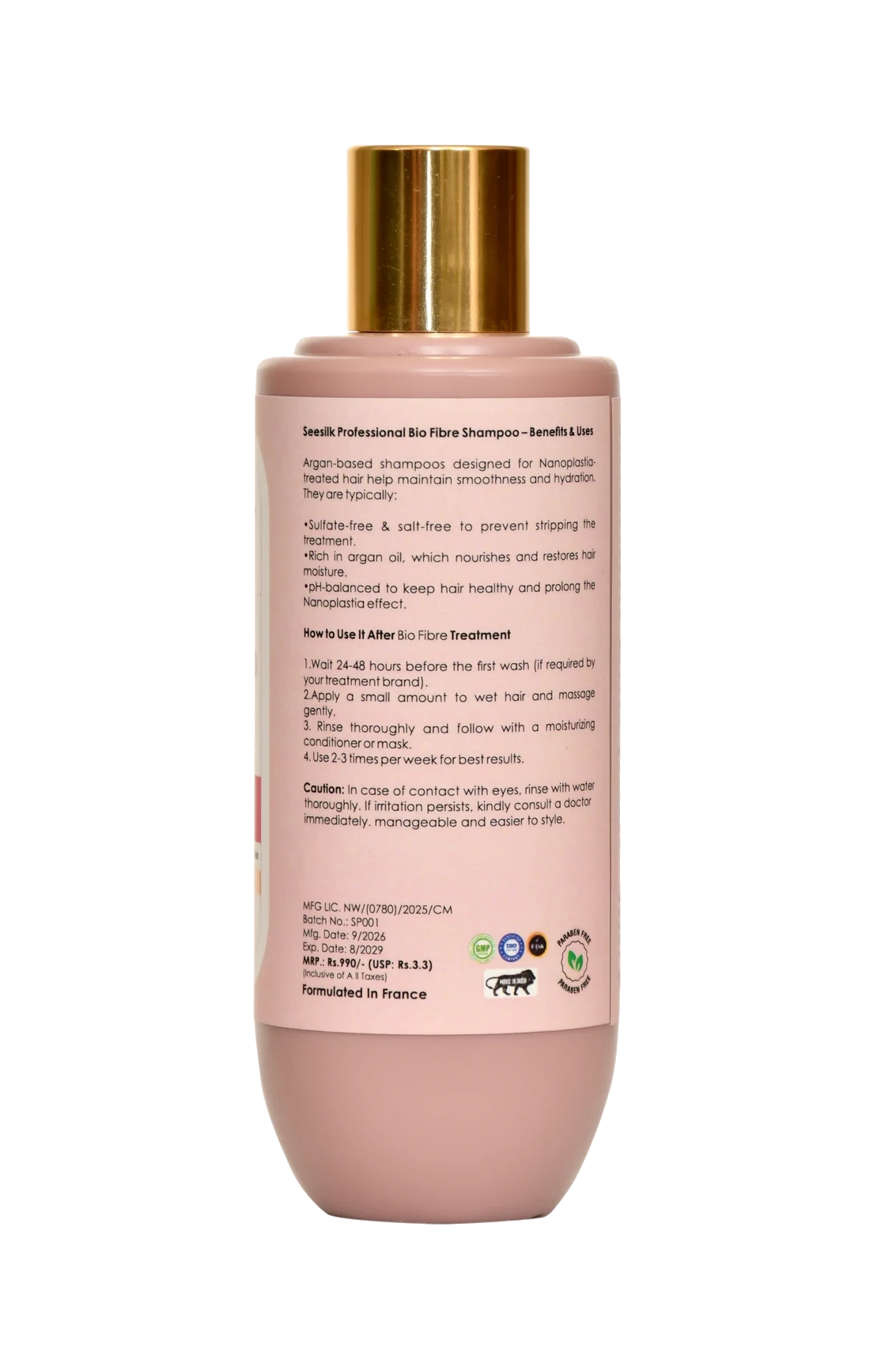 Bio Fibre Shampoo view 2