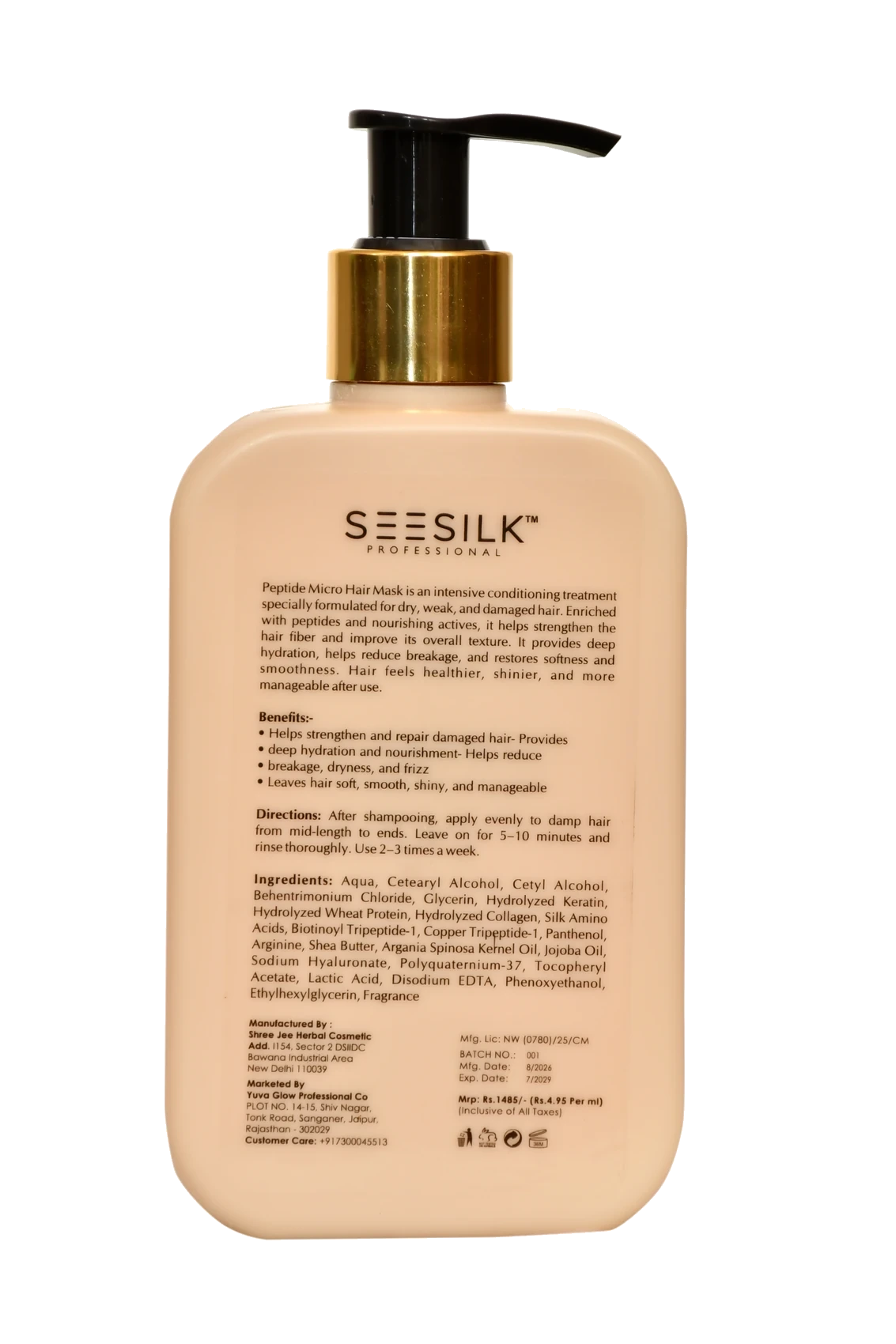 Peptide Micro Mask view 2